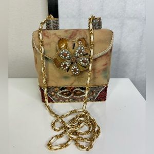 VINTAGE MARY FRANCES EMBELLISHED PURSE